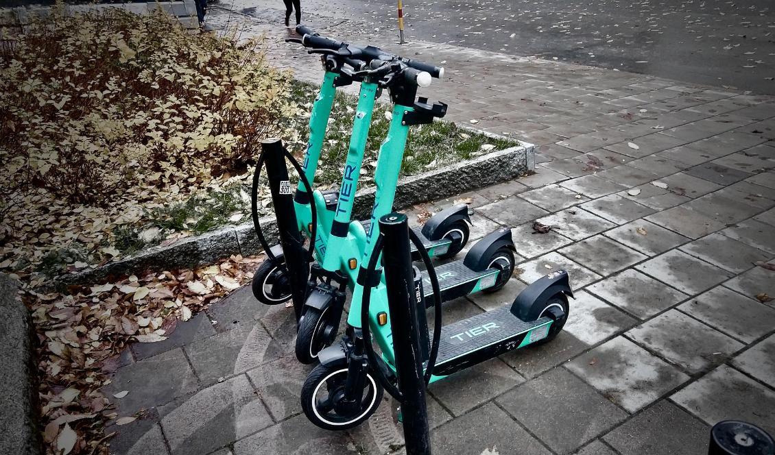 I år har det skett över 1 000 olyckor med elsparkcykel. Foto: Epoch Times