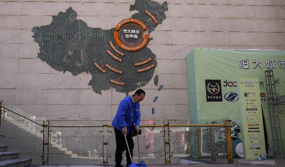 Fastighetsutvecklaren Evergrande har inrättat en riskkommitté. Foto: Andy Wong/AP/TT