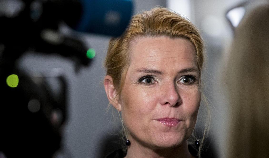 Inger Støjberg under tiden då hon fortfarande var migrationsminister. Arkivbild. Foto: Vidar Ruud/NTB/TT