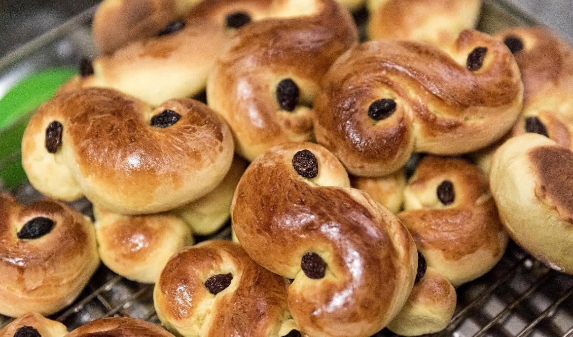 Lussekatter – en unik svensk matprodukt? Det ska nu EU-kommissionen ta ställning till. Arkivbild. Foto: Gorm Kallestad/TT