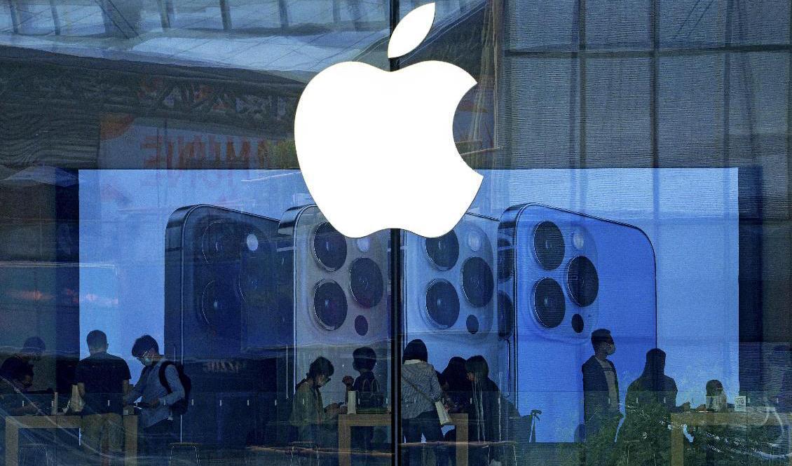 Den senaste Iphone-modellen släpptes i september. Arkivbild. Foto: Andy Wong/AP/TT