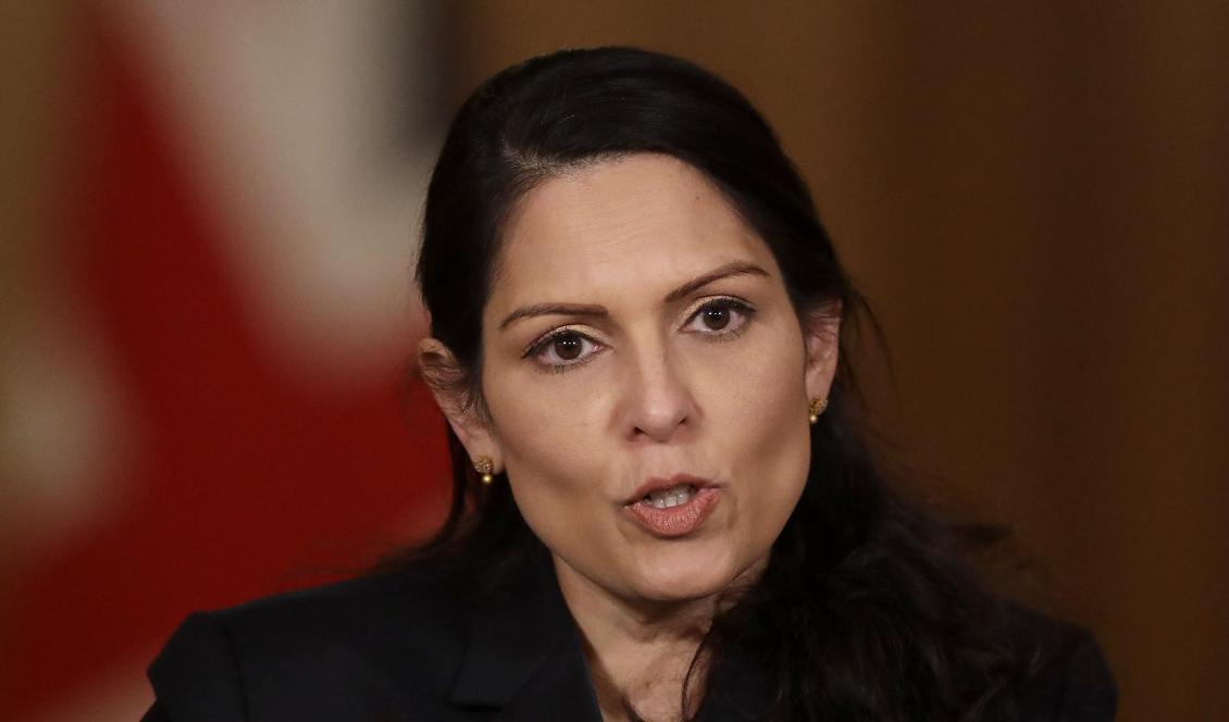 
Storbritanniens inrikesminister Priti Patel. Foto: Matt Dunham – WPA Pool/Getty Images                                            