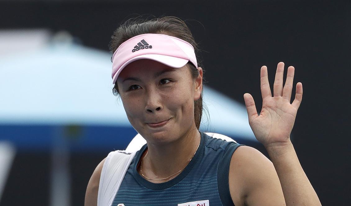 Peng Shuai. Arkivbild. Foto: Mark Schiefelbein/AP/TT