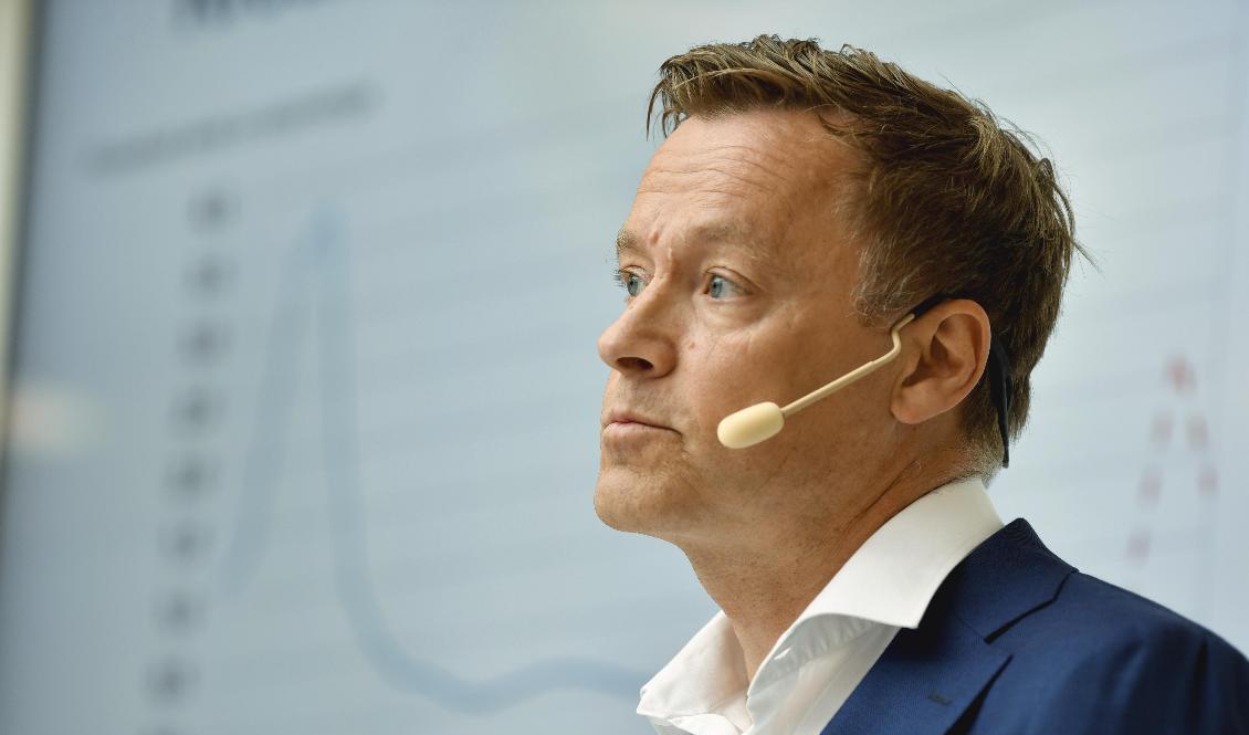 Finansinspektionens chefsekonom Henrik Braconier oroas av ökad skuldsättning. Arkivbild Foto: Anders Wiklund/TT