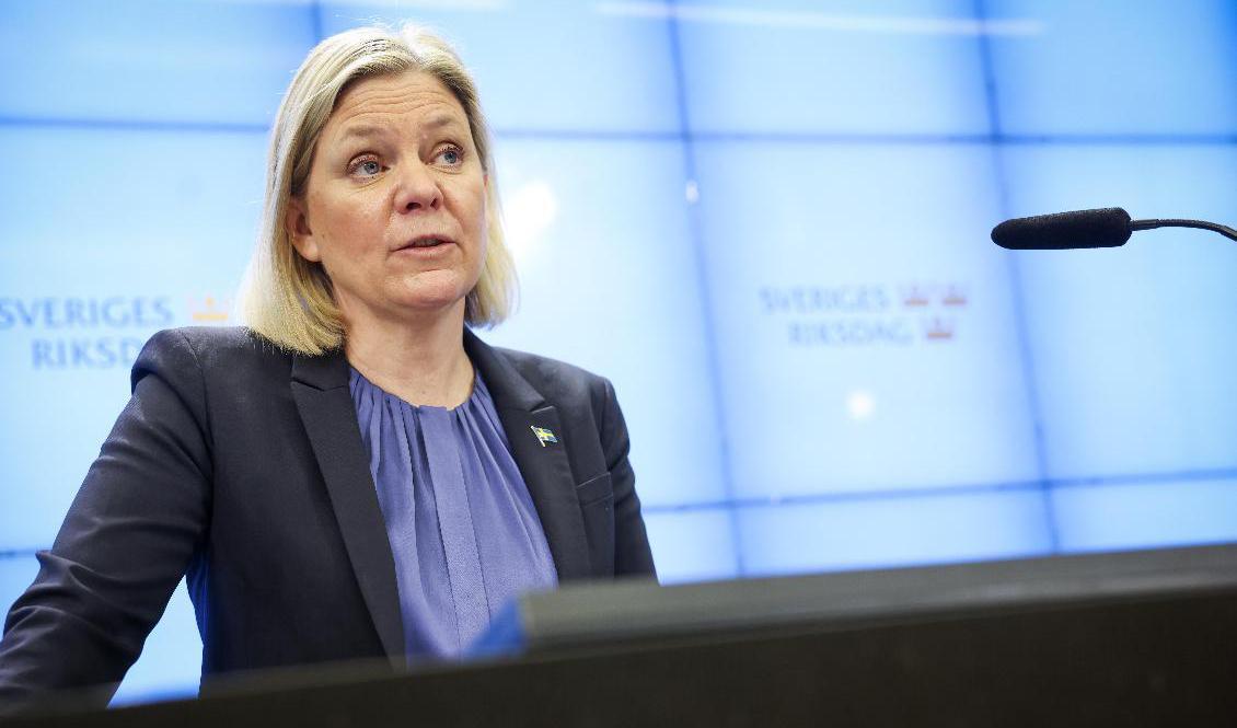 Statsminister Magdalena Andersson (S). Foto: Fredrik Persson/TT