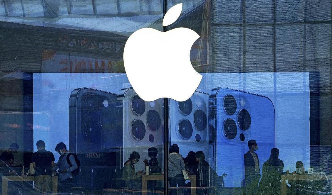 Den senaste Iphone-modellen släpptes i september. Arkivbild. Foto: Andy Wong/AP/TT