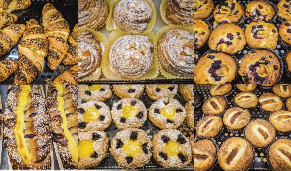 

Kan du namnge dem alla? Bakverk av olika sorter, bullar, muffins och längder. Foto: Emil Almberg                                                                                        