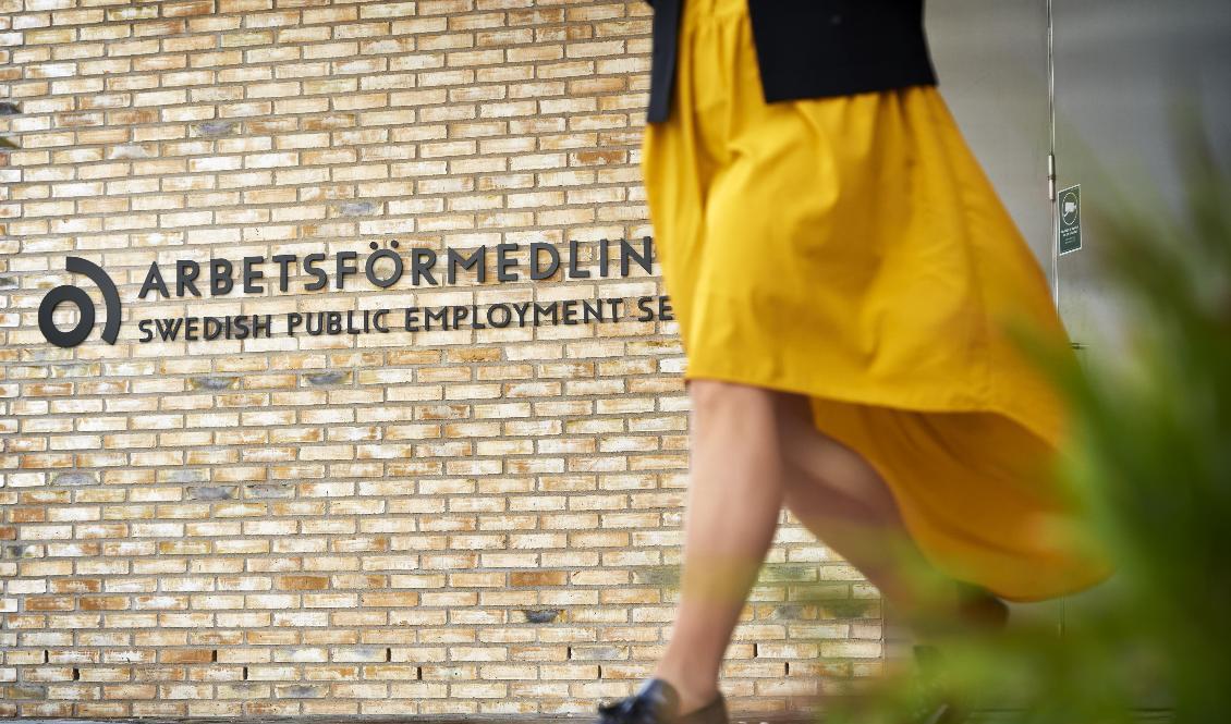 Arbetsförmedlingens siffror för april månad pekar fortsatt åt rätt håll. Arkivbild. Foto: Simon Rehnström/SvD/TT