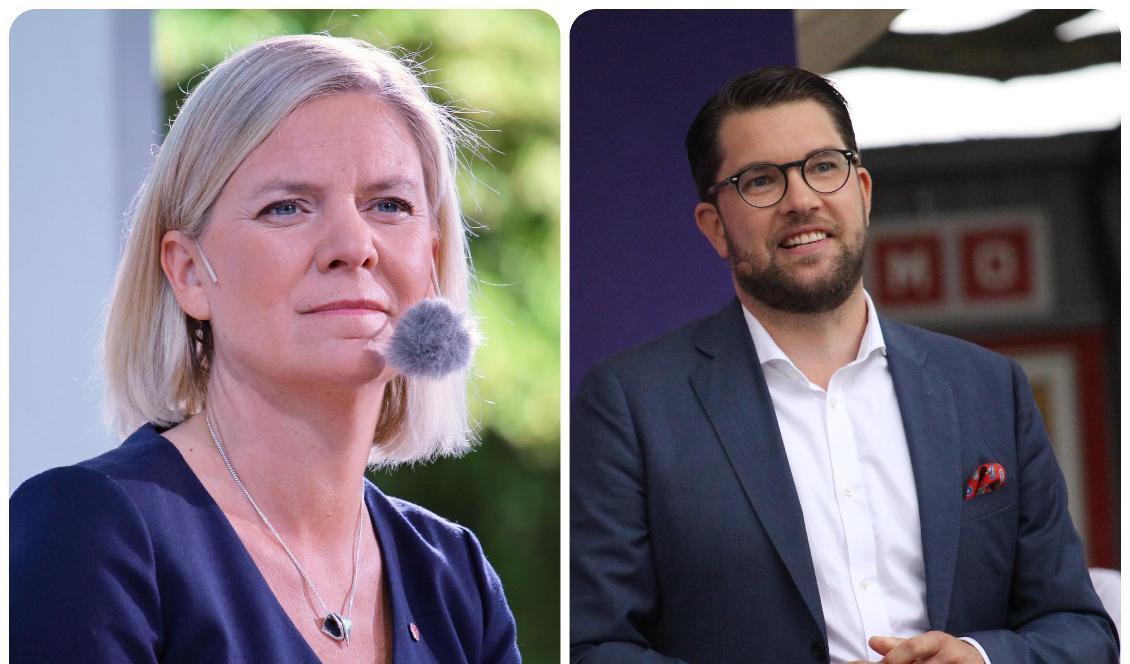 Socialdemokraterna tappar medan Sverigedemokraterna ökar i opinionen. Det visar en ny undersökning. Foto: Epoch Times