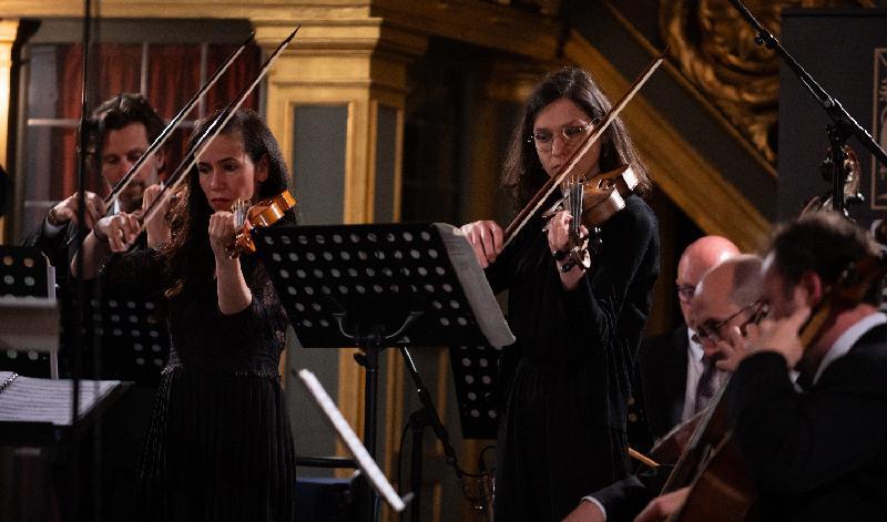 
Den franska ensemblen Les Talens Lyriques framförde barockmusik under invigningen av Stockholm Early Music Festival. Foto: Pablo Palmeri                                            