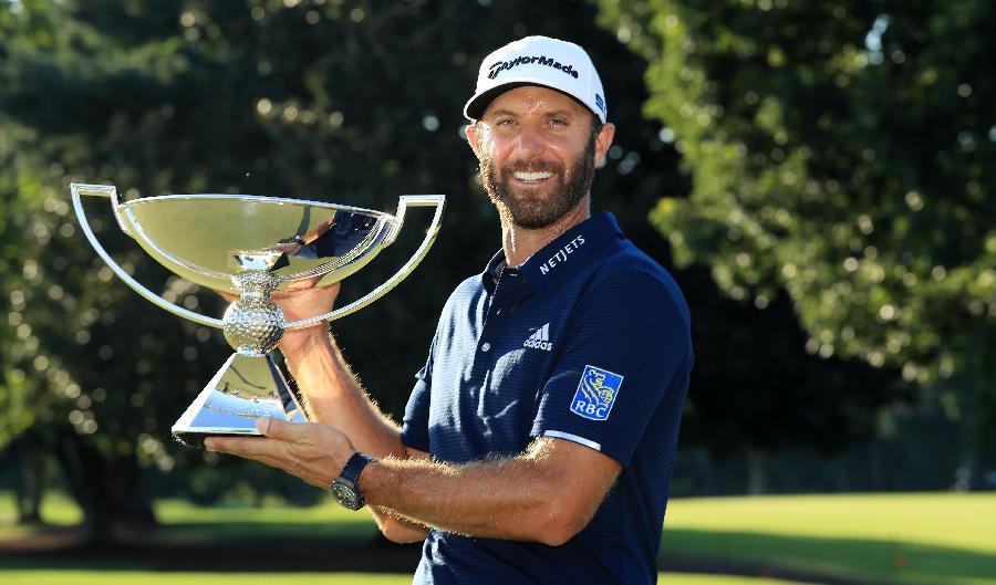 


Golfstjärnan Dustin Johnson firar efter att ha vunnit en golftävling i USA. Han har lämnat PGA-touren för att spela LIV Golf i stället. Foto: Sam Greenwood/Getty Images                                                                                                                                    