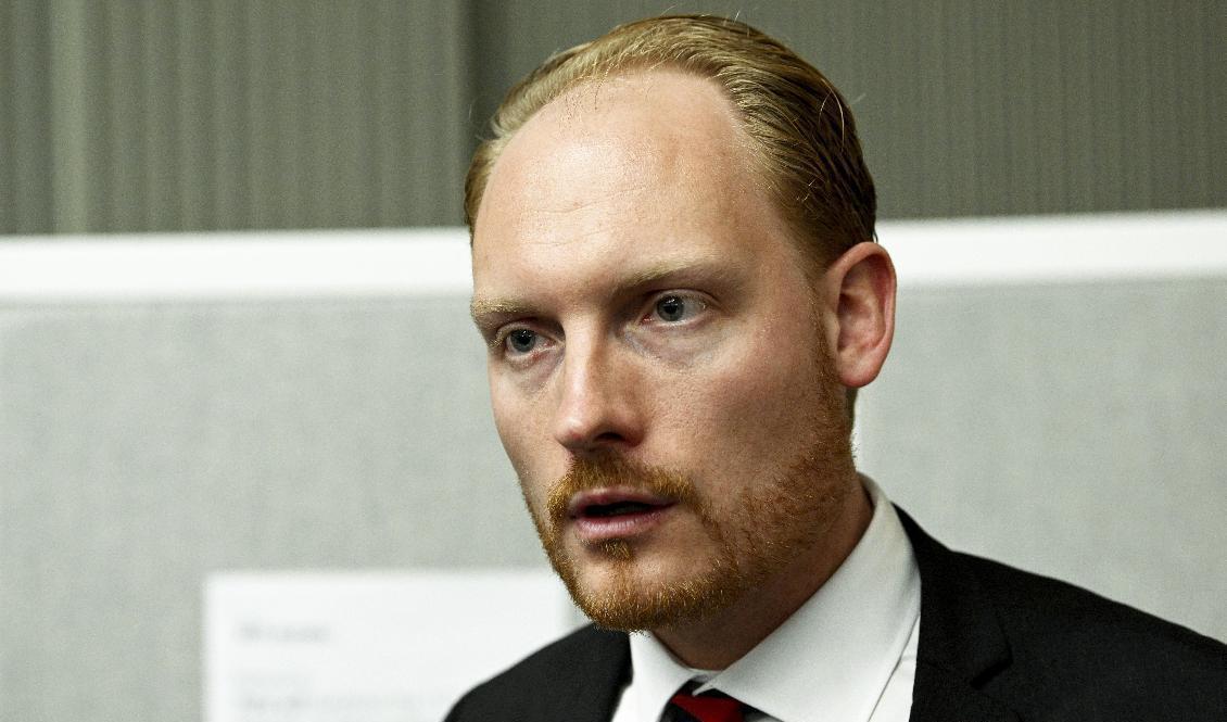 Aron Emilsson, SD:s utrikespolitiske talesperson. Arkivbild. Foto: Henrik Montgomery/TT