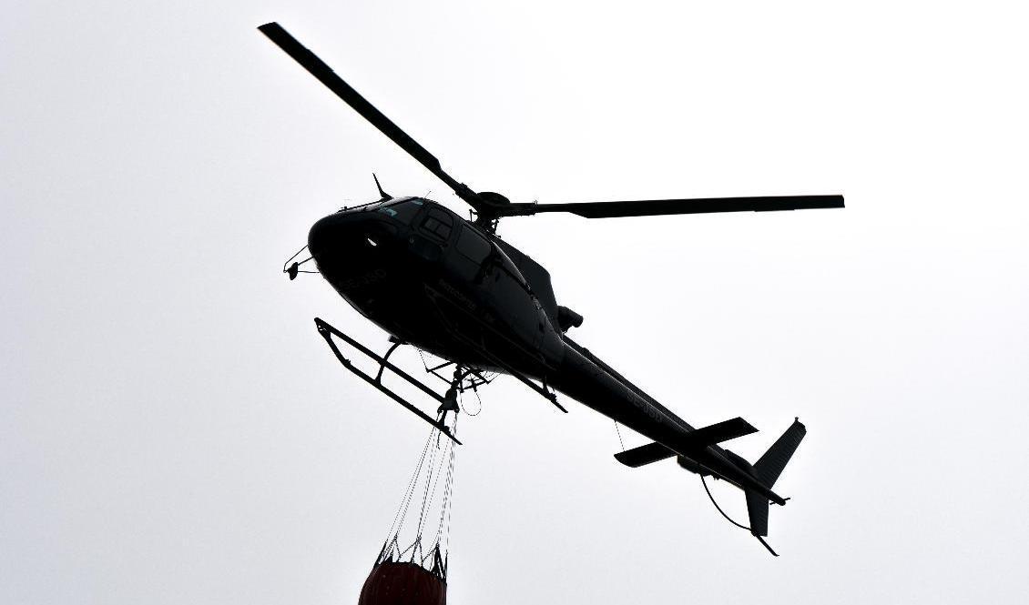 Bränder i skog och mark har hållit helikoptrar och skopande flygplan sysselsatta under årets säsong. Arkivbild. Foto: Johan Nilsson/TT