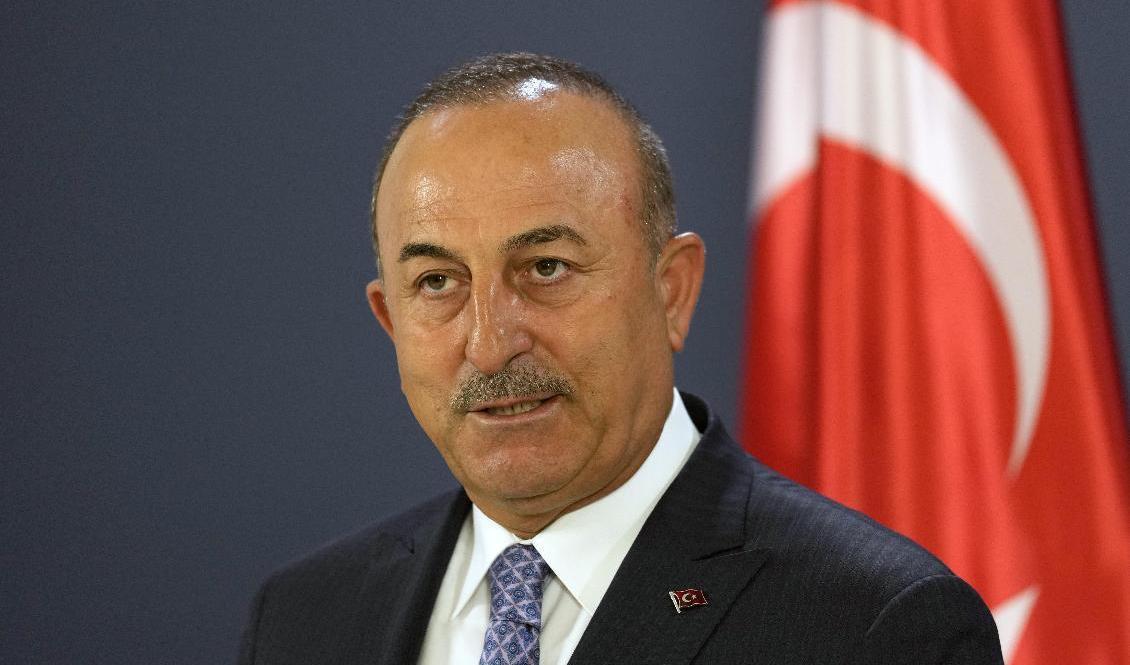 
Turkiets utrikesminister Mevlüt Cavusoglu är inte nöjd med hur Sverige och Finland har agerat. Arkivbild. Foto: Darko Vojinovic/AP/TT                                            