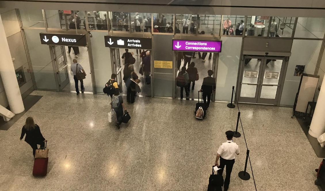 På bilden syns Toronto Pearson International Airport i Toronto i Kanada. Foto: Daniel Slim/AFP via Getty Images