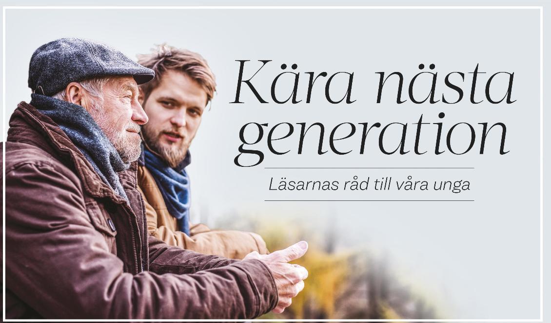 Syftet med ”Kära nästa generation” är att bevara och föra vidare tidlösa värderingar till de yngre generationerna. Välkommen med ditt bidrag. Foto: Shutterstock