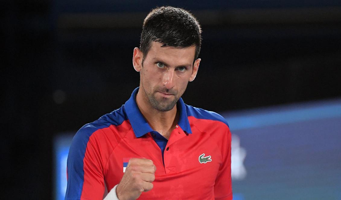 
Den serbiske tennisstjärnan Novak Djokovic. Foto: Tiziana Fabi/AFP via Getty Images                                            