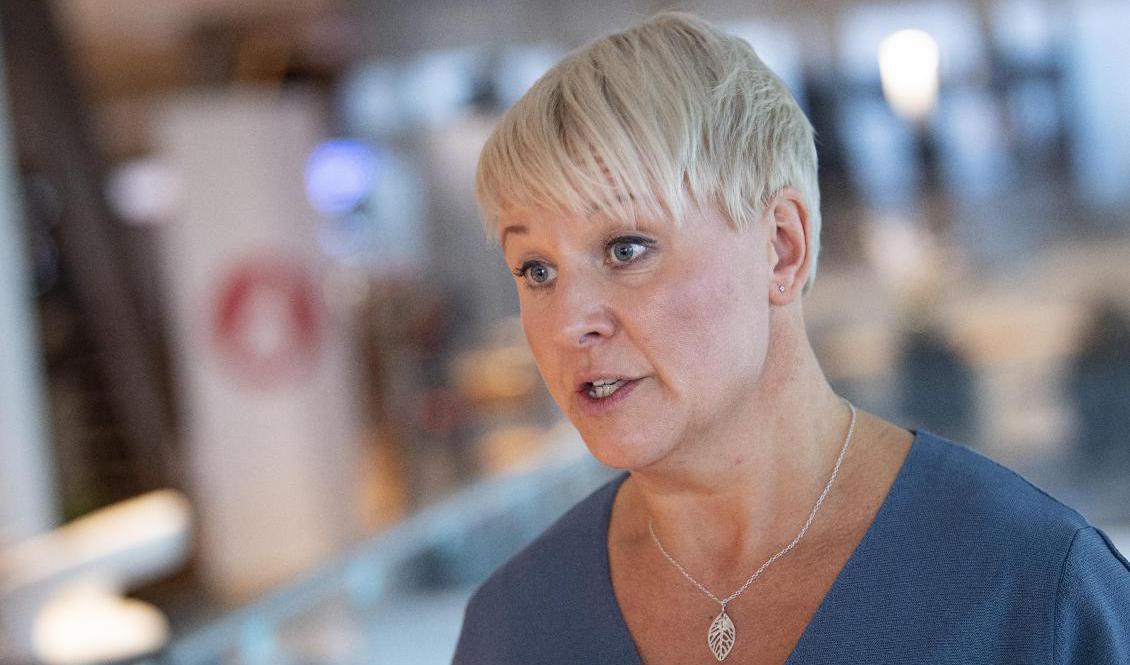 Det är inte säkert att det utlovade elstödet till hushåll och företag betalas ut före årsskiftet, enligt äldre- och socialförsäkringsminister Anna Tenje (M). Arkivbild. Foto: Johan Nilsson/TT