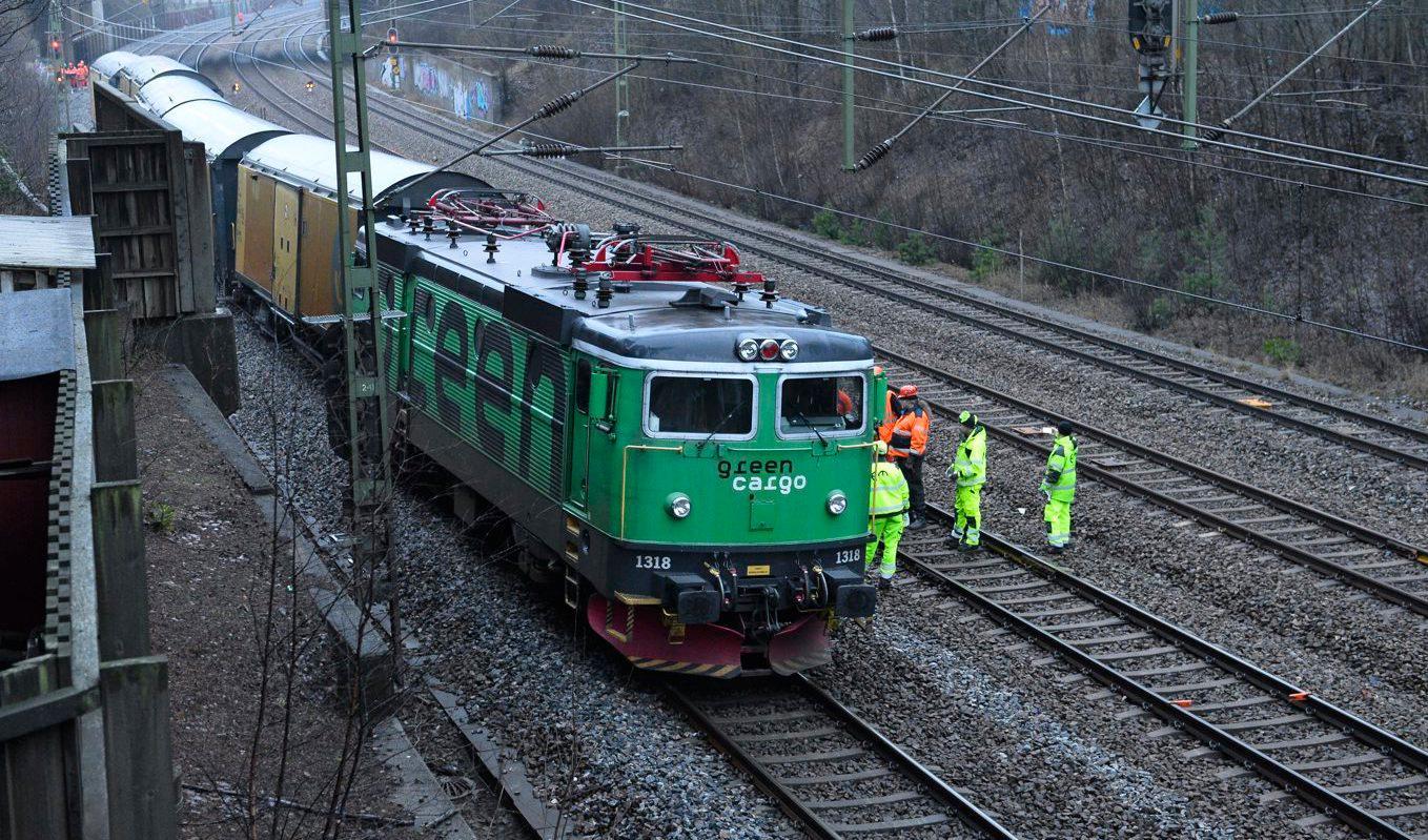 Under gårdagen hölls ett möte mellan godstransportsföretaget och Trafikverket om det nya systembytet. Foto: Anders Wiklund/TT