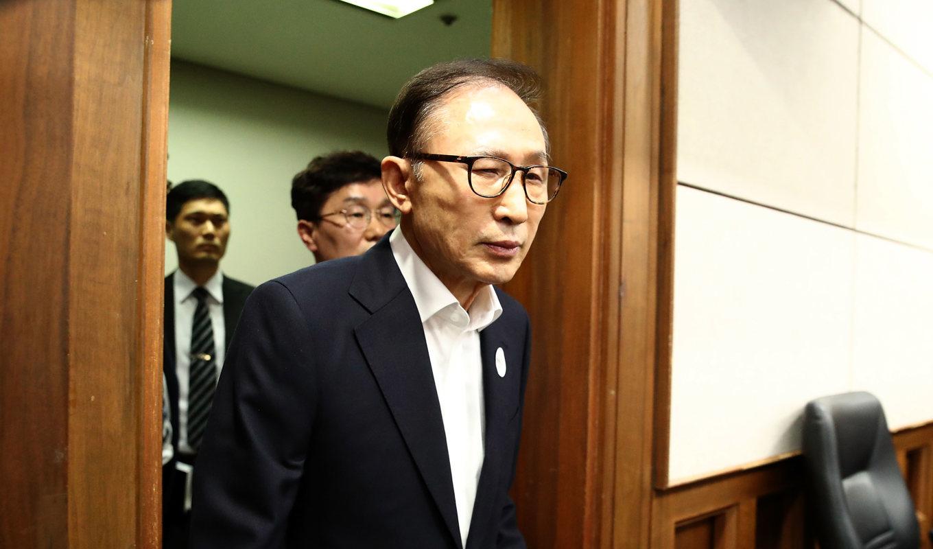 Sydkoreas tidigare president Lee Myung-Bak. Foto: Chung Sung-Jun/AFP via Getty Images