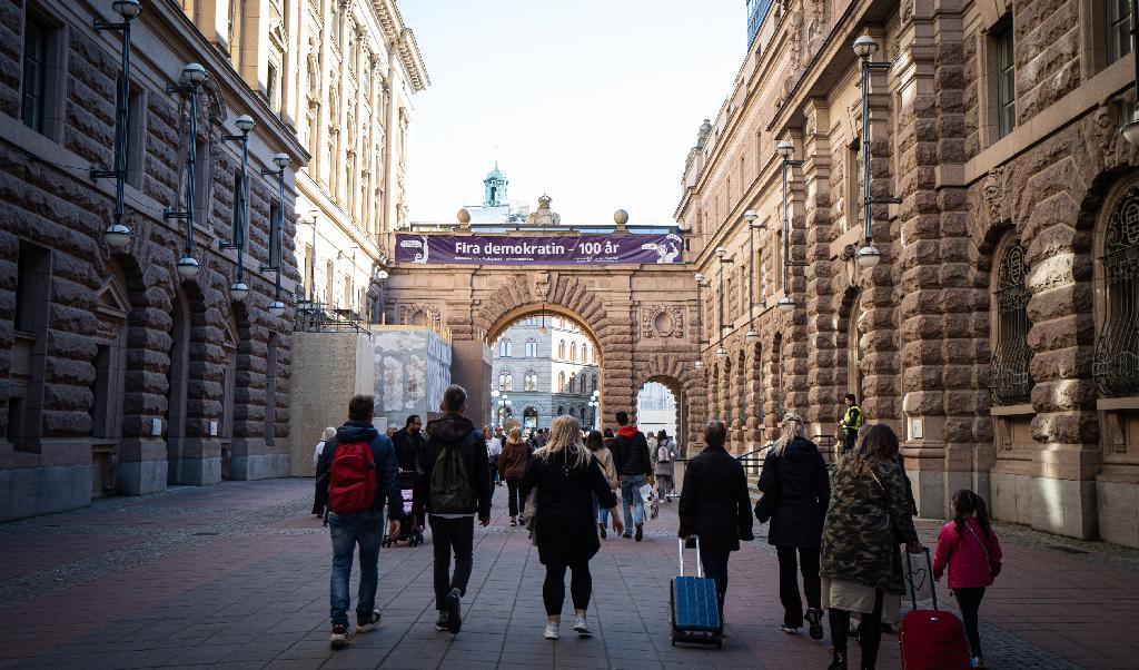 Lotta Gröning hoppas på att 2023 blir demokratins år. Foto: Sofia Drevemo