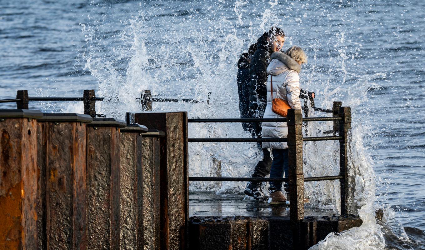 Det väntas blåsa rejält på haven runt hela Sverige i början av veckan. Arkivbild. Foto: Johan Nilsson/TT