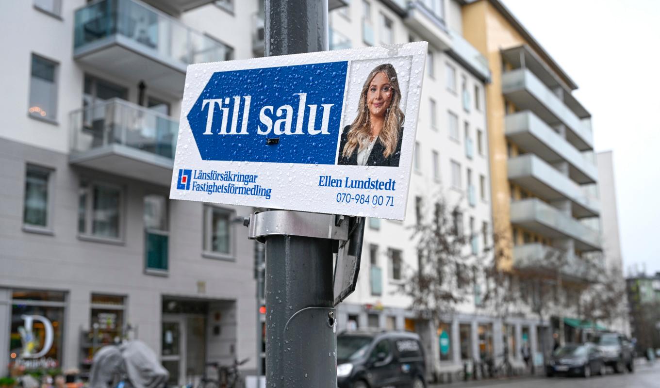 Bostadspriserna vänder upp i januari. Arkivbild. Foto: Anders Wiklund/TT