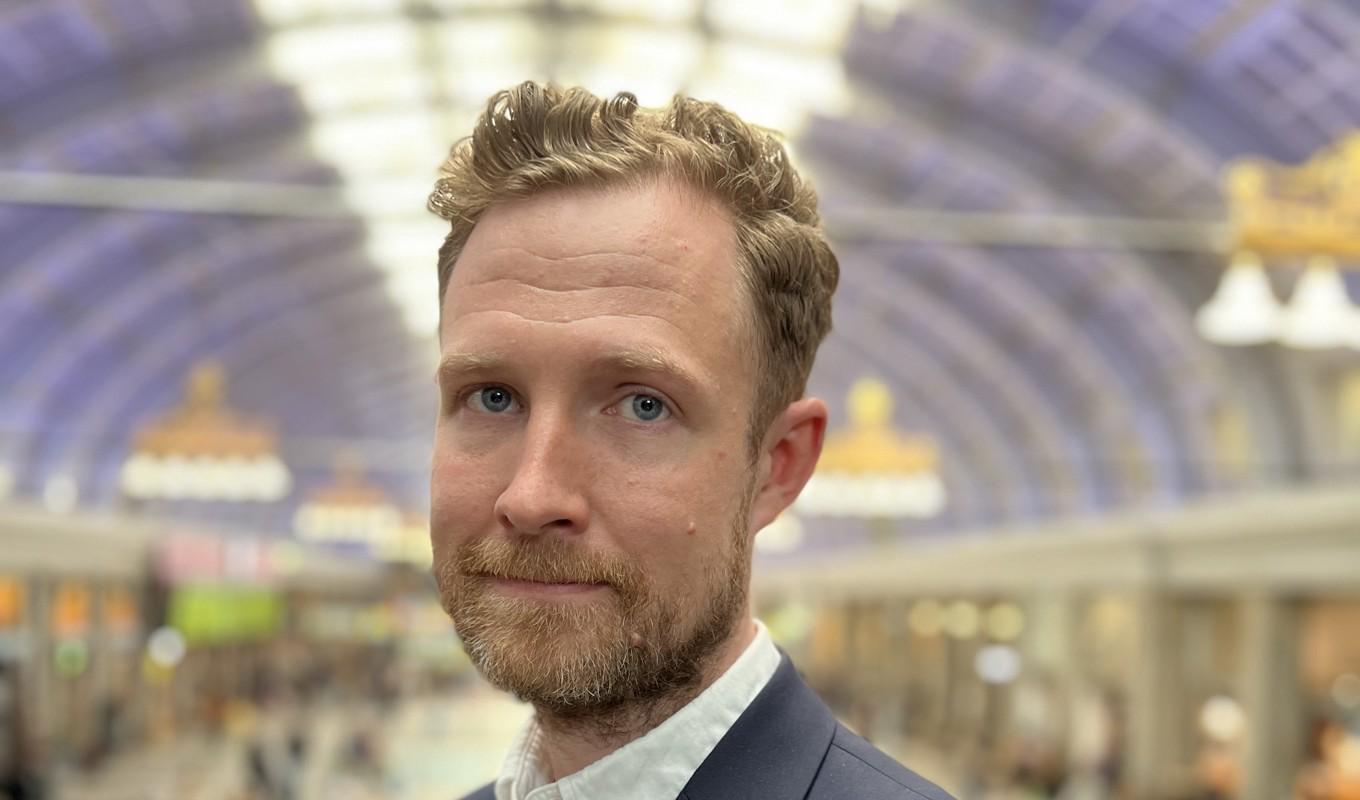 Jonas Olsson, presskommunikatör. Foto: SJ