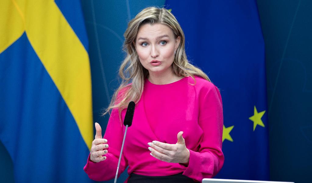 Regeringen har i januari, med energi- och näringslivsminister Ebba Busch i spetsen, presenterat regleringsbrev till landets energimyndigheter. Foto: Armin Dröge/Regeringskansliet