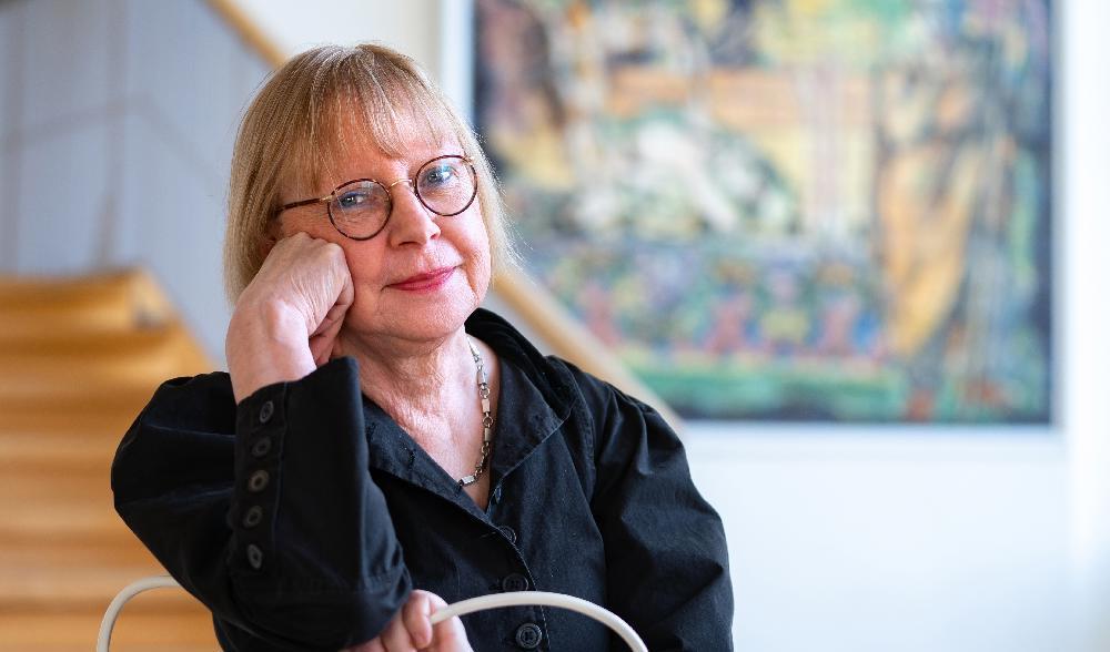 Konstnärliga ledaren Maria Sundqvist startade upp Operaverkstan vid Malmö opera 2002 och har skapat programmet Ett tjog opera i samband med 20-årsjubileumet spelåret 22/23. Foto: Katja Taub