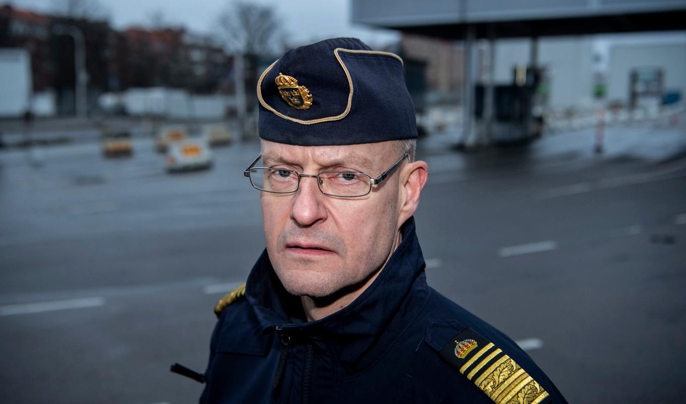 Den tidigare polischefen Mats Löfving blev 61 år gammal. Arkivbild. Foto: Johan Nilsson/TT