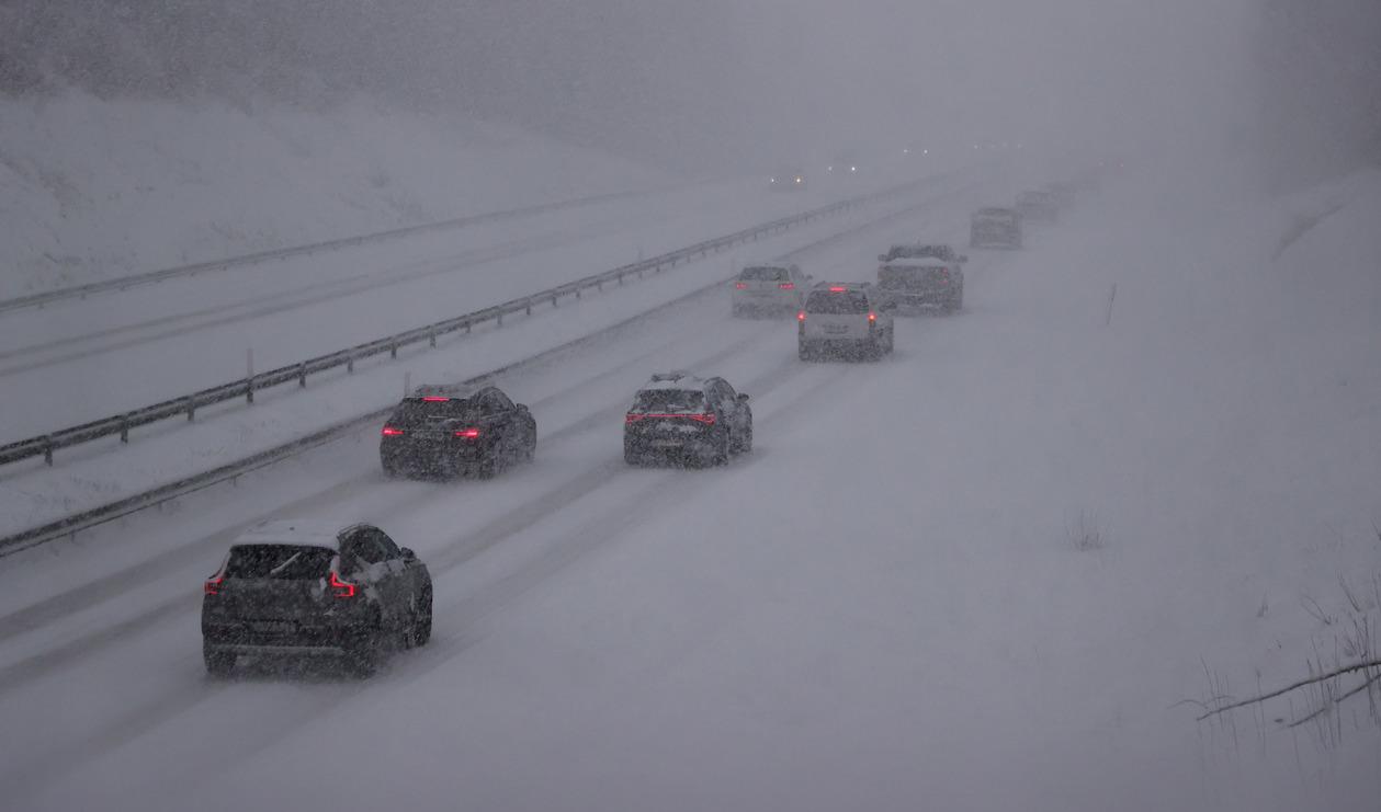 Ett snöoväder i Göteborgsområdet i början av mars. Arkivbild. Foto: Adam Ihse/TT
