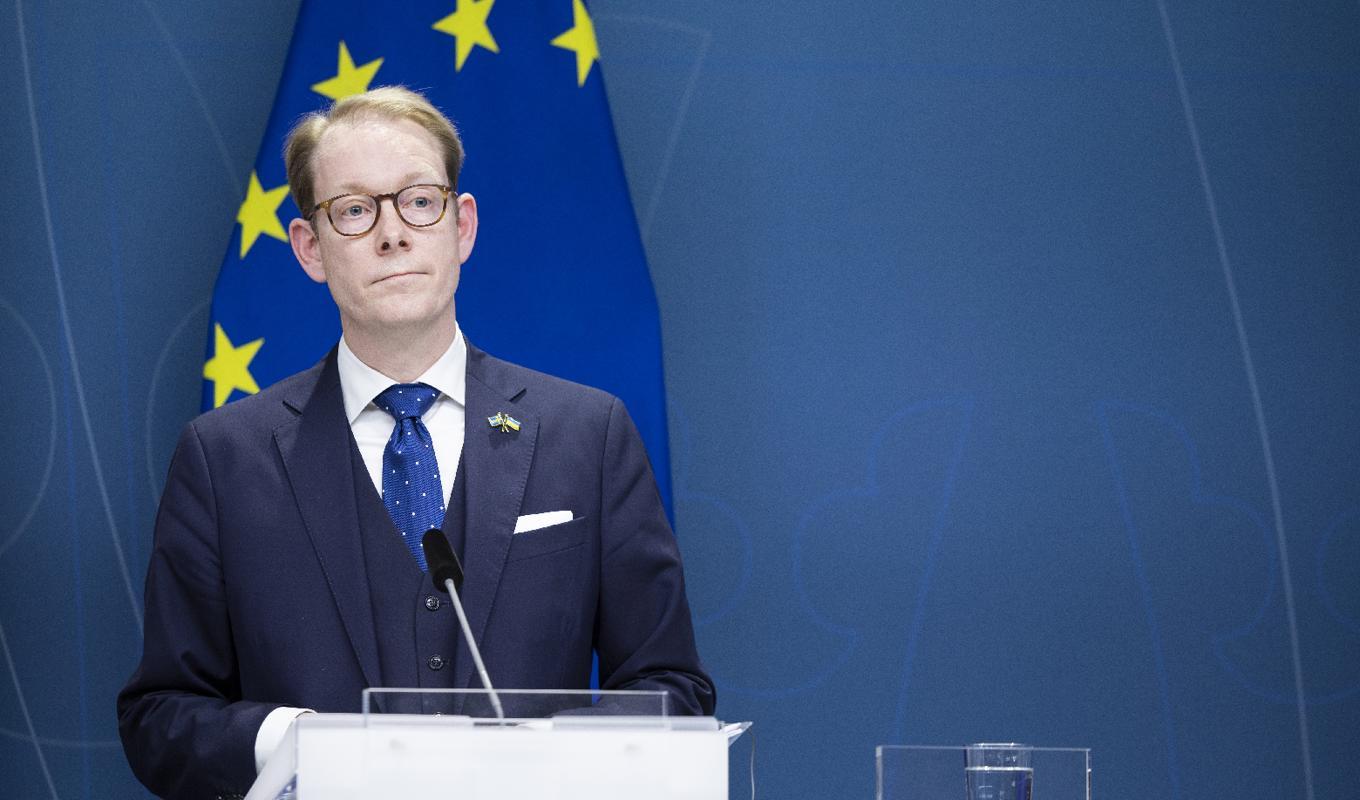 Sveriges utrikesminister Tobias Billström (M) har i starka ordalag fördömt dödsdomen mot Habib Chaab. Han kallar domen för ”omänsklig och ett oåterkalleligt straff”. Foto: Ninni Andersson/Regeringskansliet