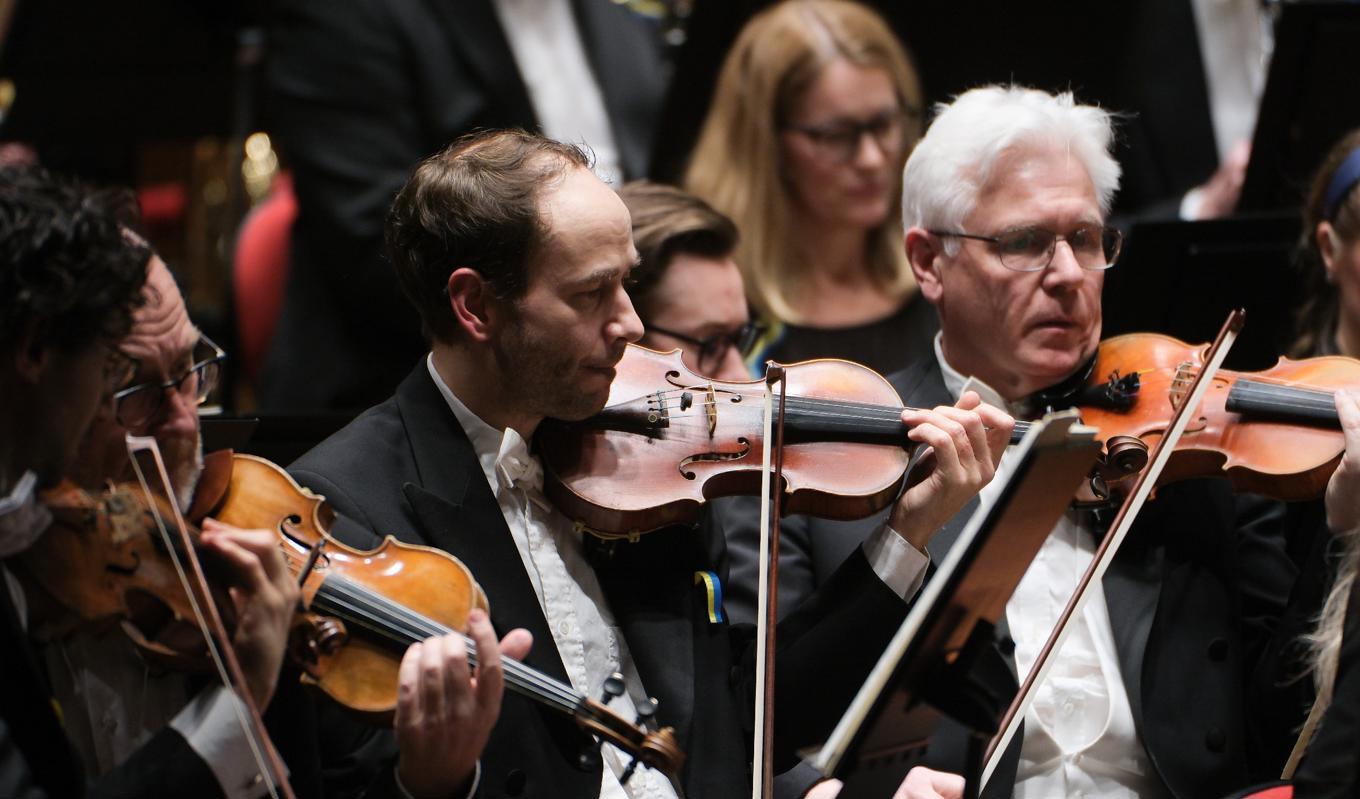 Harding och Sveriges Radios symfoniorkester gästade Wiener Musikverein. Publiken gav dem långa och varma applåder. Foto: Arne Hyckenberg