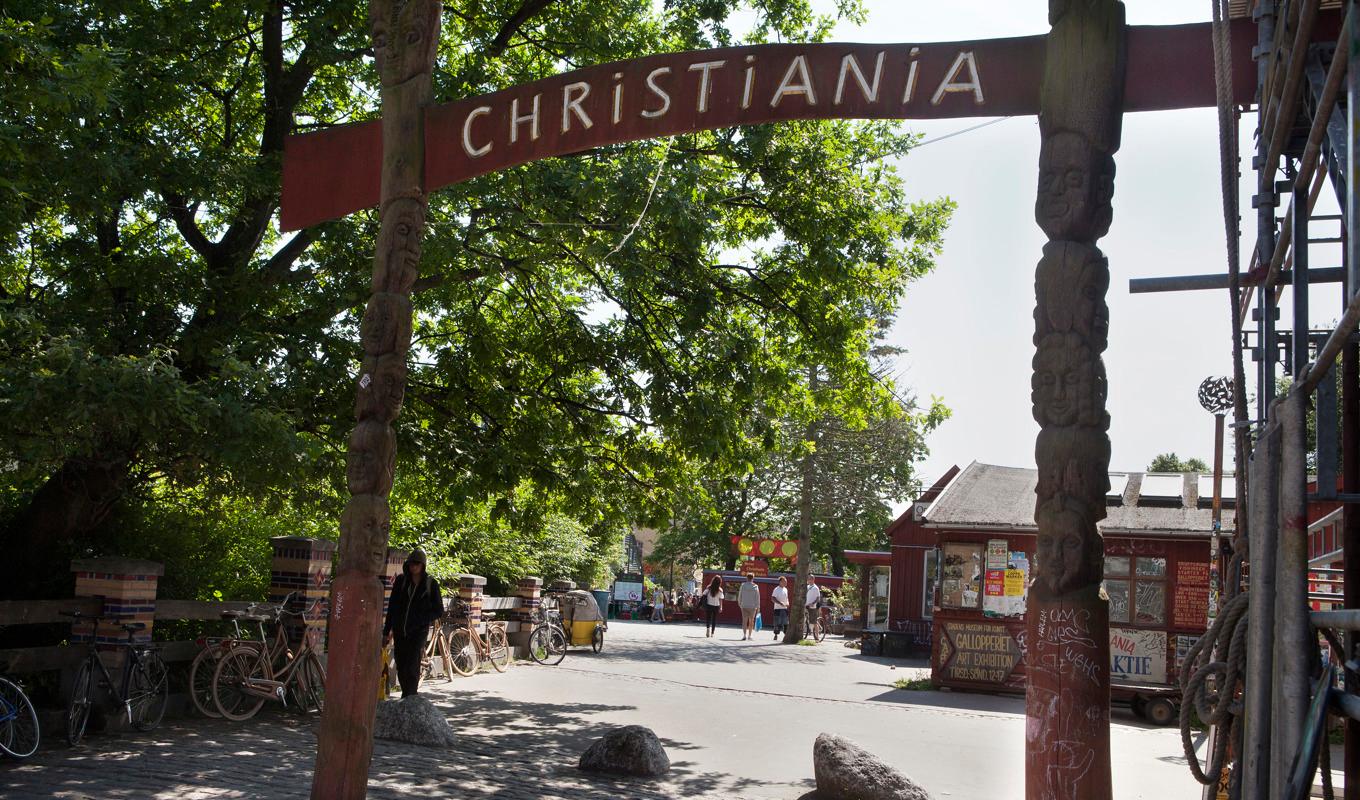 Ingång till Christiania. Arkivbild. Foto: Drago Prvulovic/TT