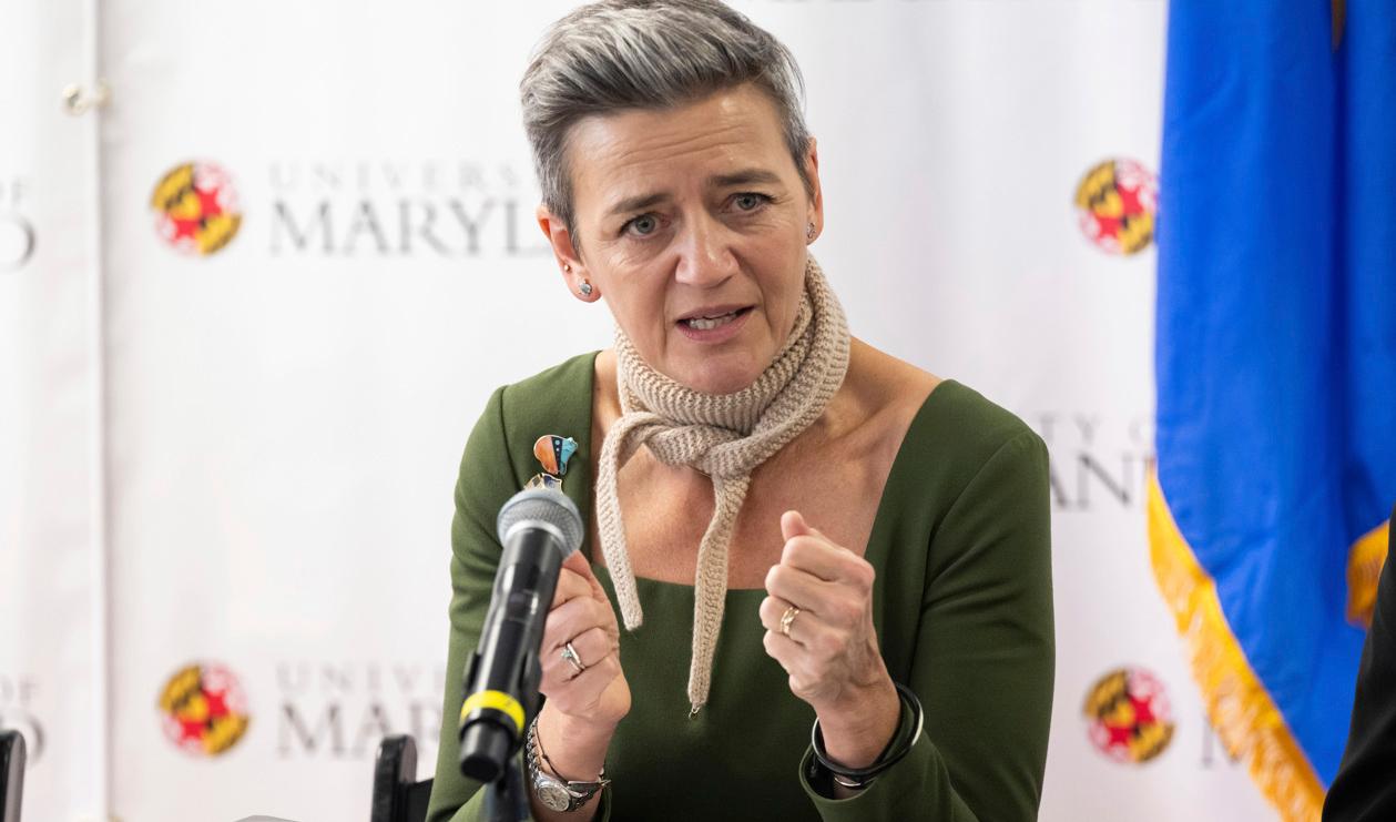 Regeringen väntar på besked från EU:s konkurrenskommissionär Margrethe Vestager om den skatteregler för biogas i Sverige. Det kan ta tid. Arkivbild. Foto: Saul Loeb