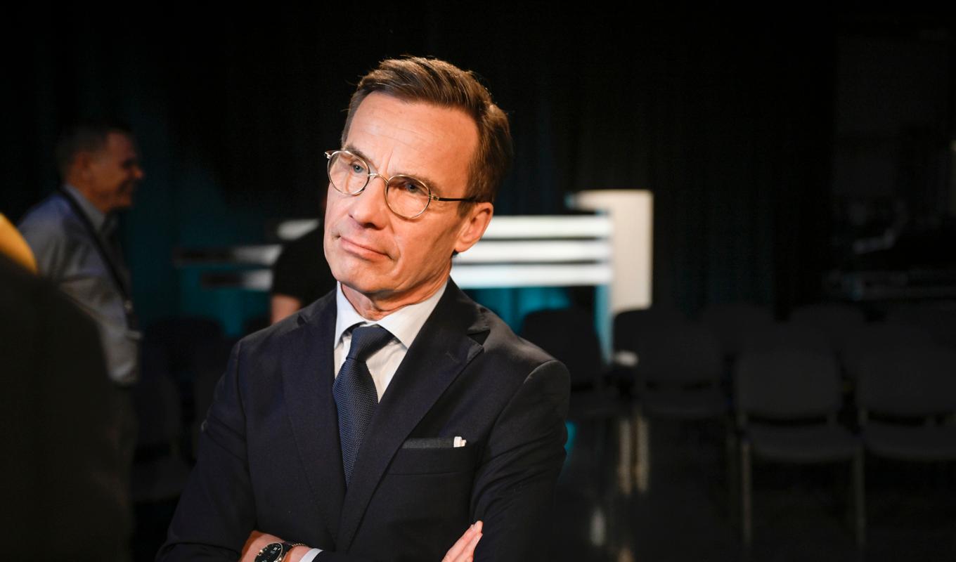 "Ingen kan säga exakt" hur stor prissänkningen blir, enlig statsminister Ulf Kristersson (M). Arkivbild. Foto: Pontus Lundahl/TT
