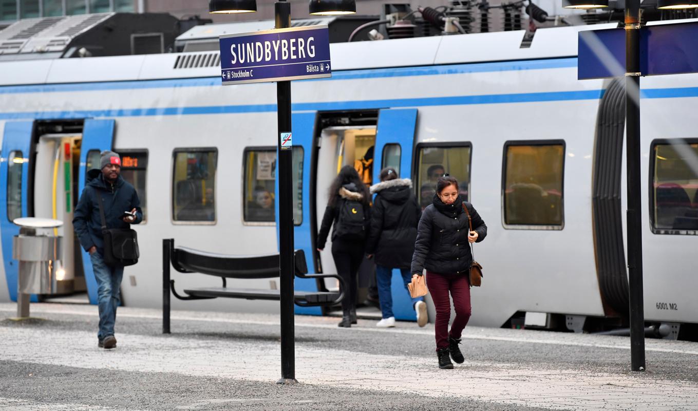 Pendeltågsavtalet med MTR kommer inte att förlängas. Arkivbild. Foto: Anders Wiklund/TT