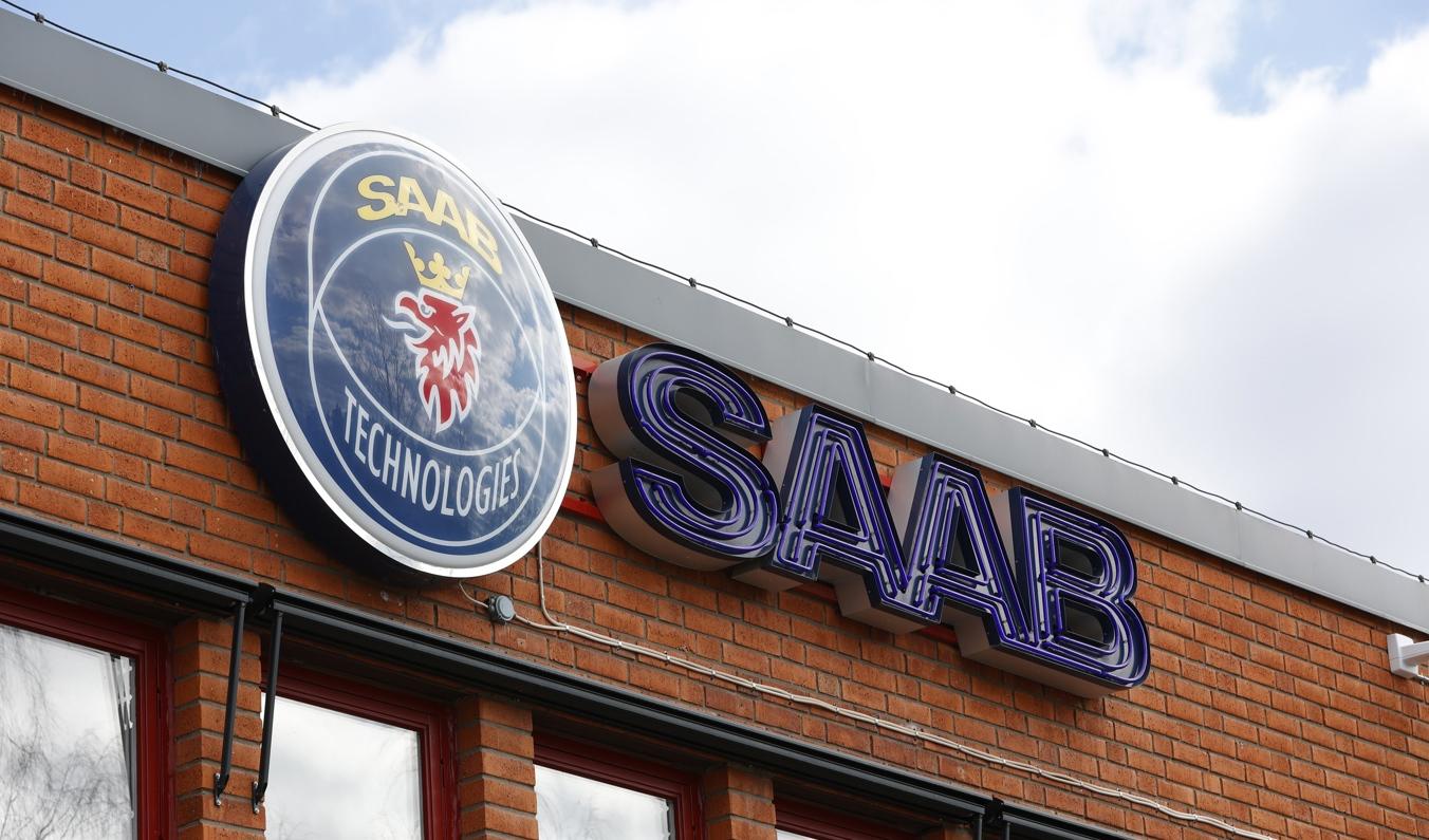 Saab har fått en miljardbeställning från Försvarets materielverk. Arkivbild. Foto: Per Danielsson/TT