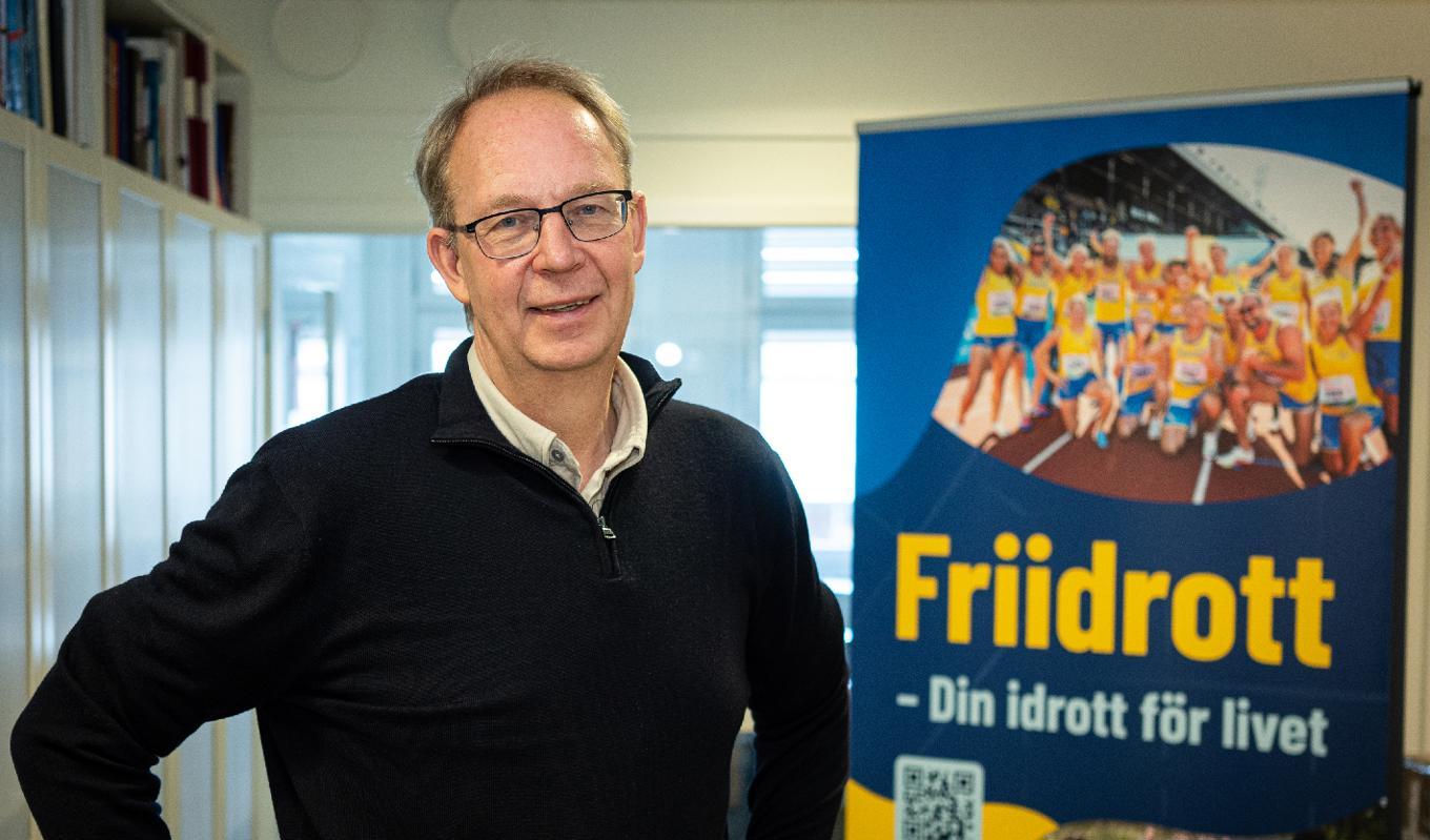 Stefan Olsson har mycket att glädjas åt och då bland annat att det blir ännu mer friidrott i tv sedan SVT säkrat rättigheterna för EM 2024–2027.Foto: Sofia Drevemo