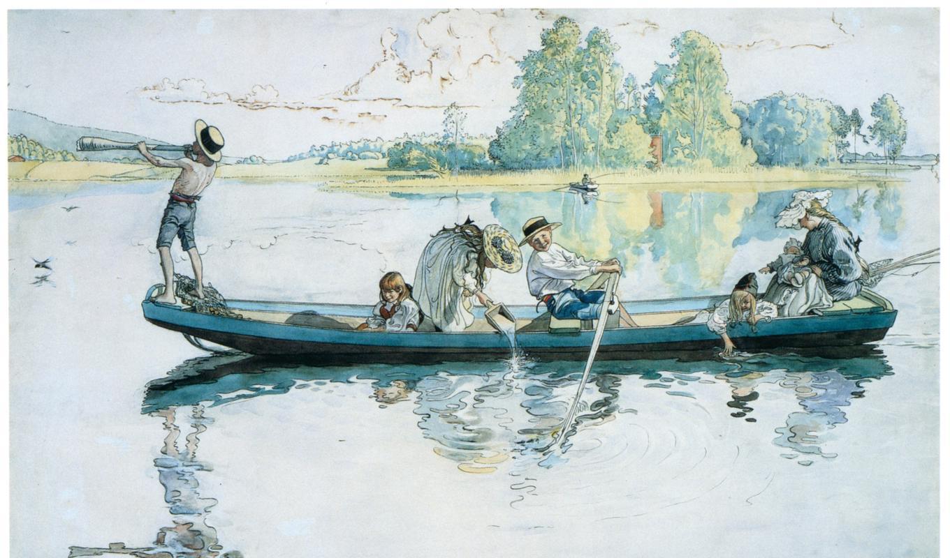 Vad återstår av barndomen när bedömning, medicinering och sexualundervisning ska diktera den? (Carl Larsson-akvarell)