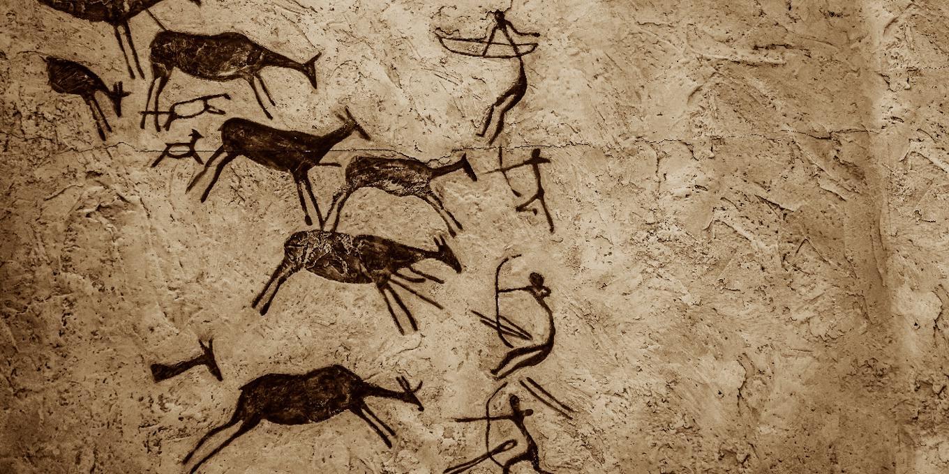 Under stenåldern åkte motionen snålskjuts på aptitcentrum. I dag släntrar vi bort till fikarummet för att se om det finns något ätbart. Foto: Shutterstock