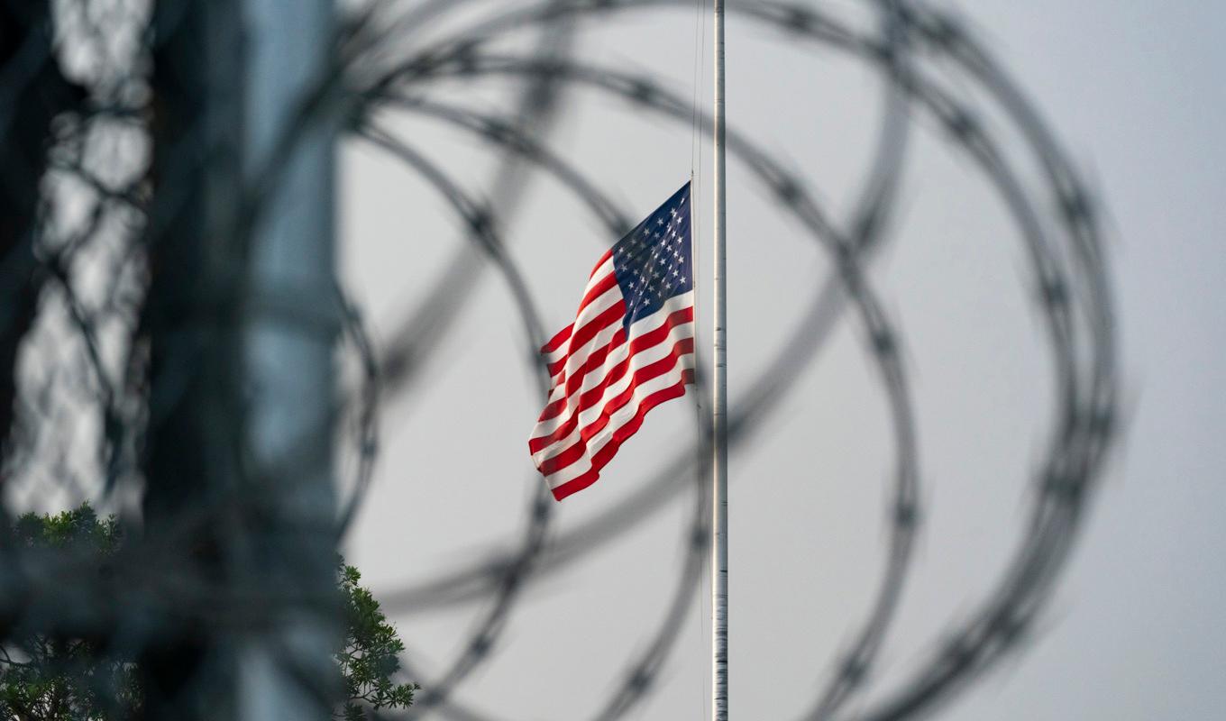 USA får hård kritik i en ny FN-rapport för hur man bedriver verksamheten i militärfängelset Guantánamo. Arkivbild. Foto: Alex Brandon/AP/TT