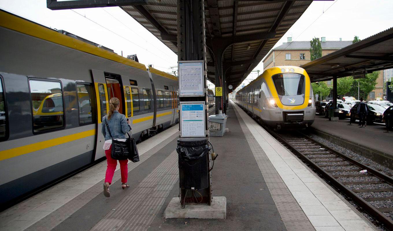 För andra dagen i rad är det problem för tågtrafiken mellan Göteborg och Vänersborg. Arkivbild. Foto: Adam Ihse TT