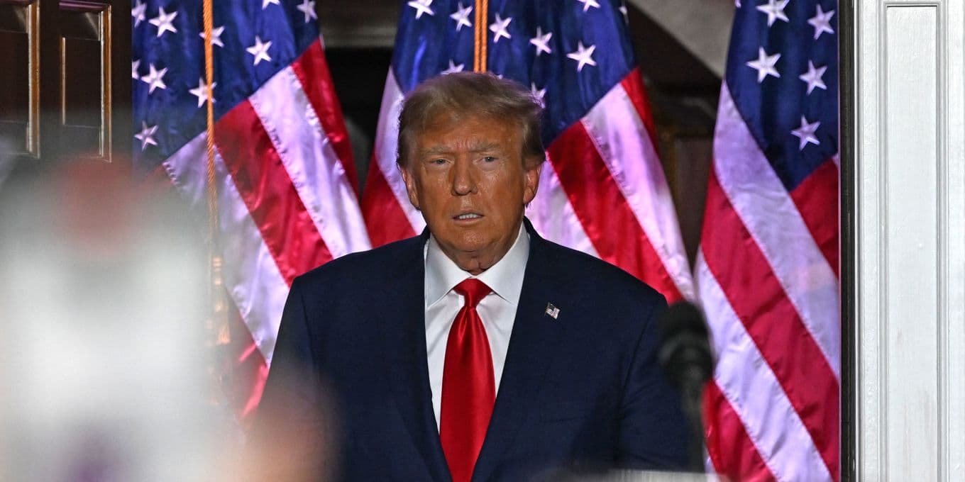 USA:s tidigare president Donald Trump. Foto: Ed Jones/AFP via Getty Images