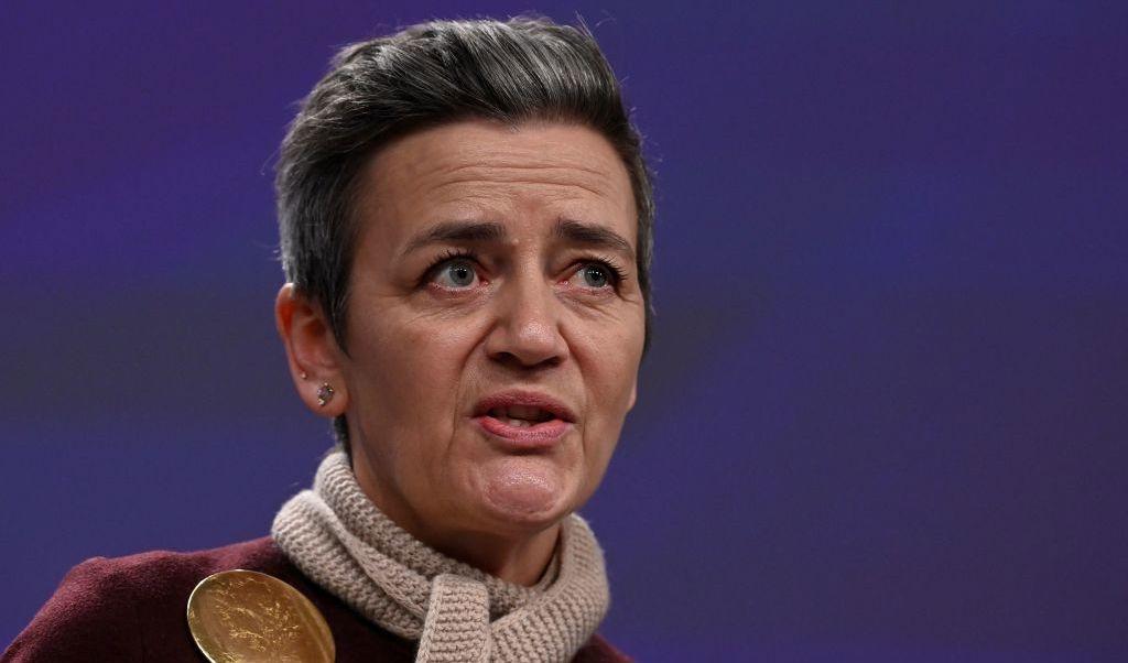 EU:s teknikchef Margrethe Vestager. Foto: JOHN THYS/AFP via Getty Images