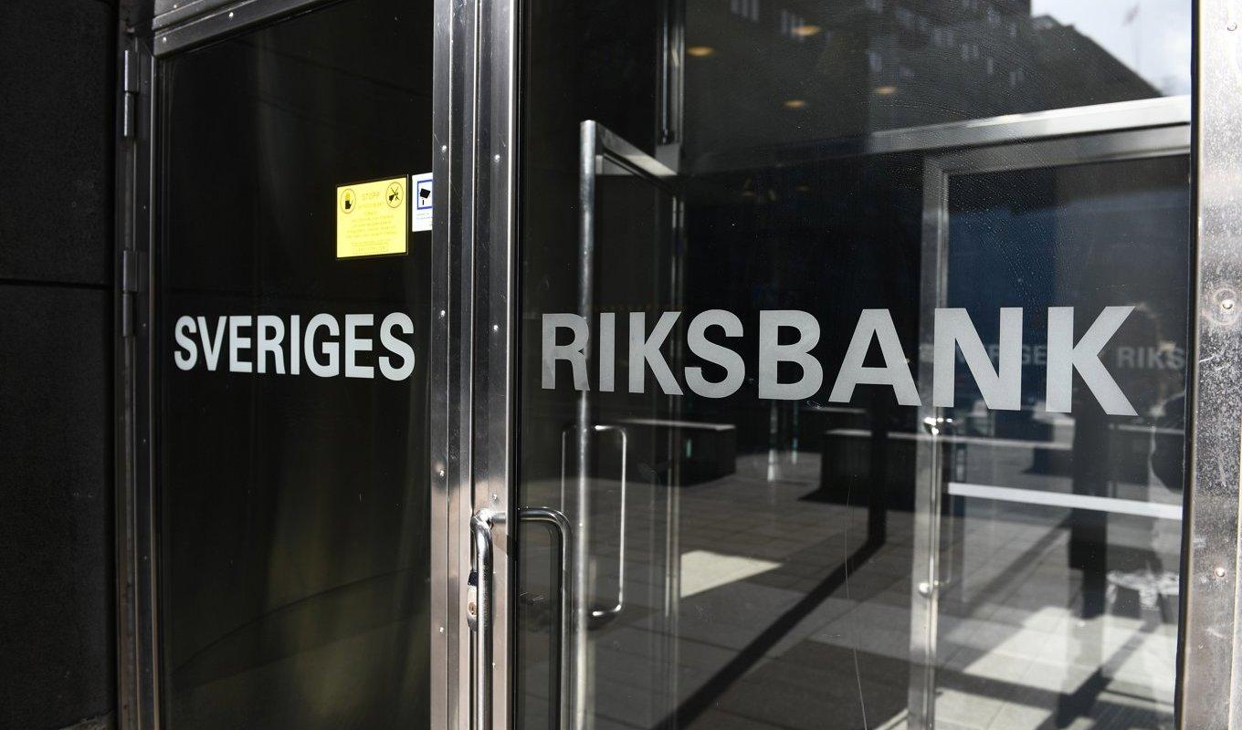 Riksbanken stramade åt med ännu en räntehöjning på senaste mötet i slutet av juni. Arkivbild Foto: Tim Aro/TT