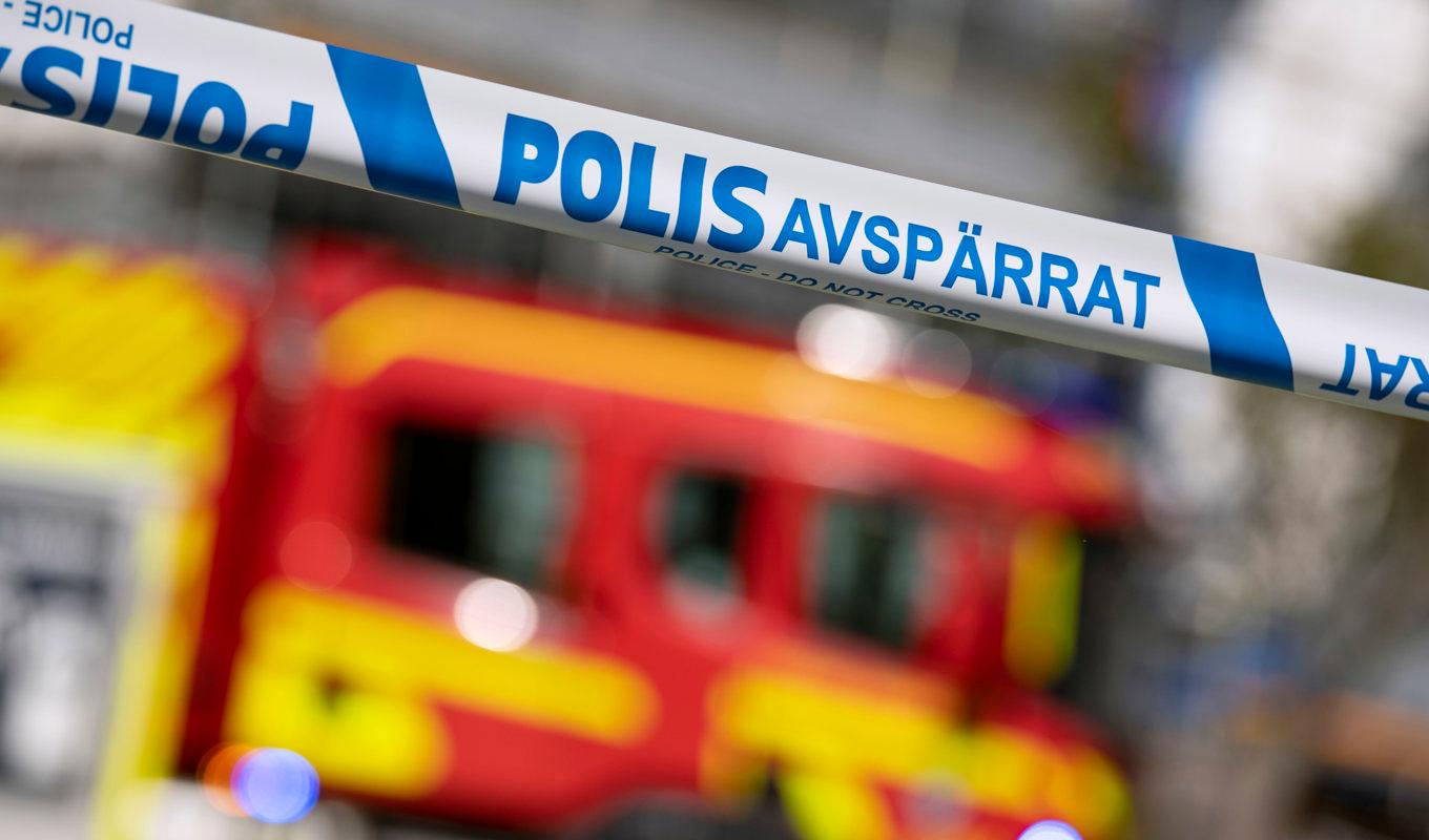 En brand utbröt under sena fredagskvällen på en återvinningsstation i Bollnäs. Arkivbild. Foto: Johan Nilsson/TT