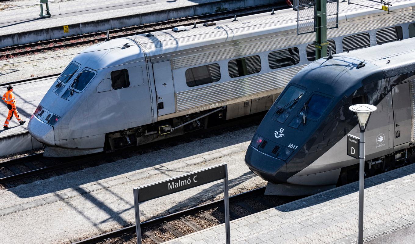 Fler spår behövs för att utveckla en pålitligare tågtrafik runt om i landet, enligt Almega Tågföretagen och Øresundsbro Konsortiet. Arkivbild. Foto: Johan Nilsson/TT