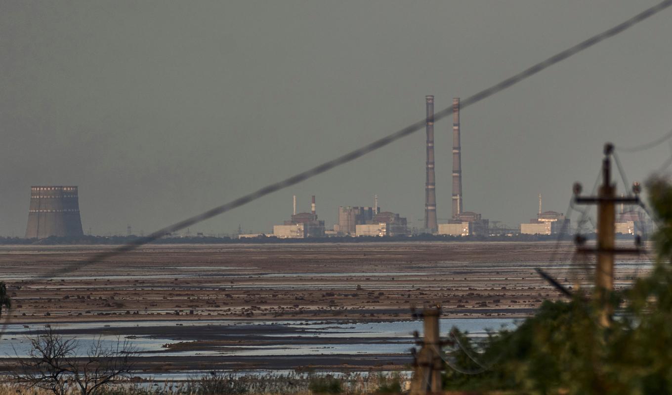 Kärnkraftverket i Zaporizjzja. Arkivbild. Foto: Libkos/AP/TT